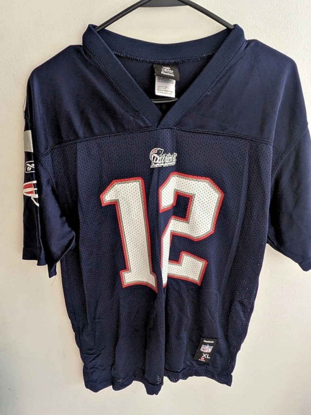Reebok Tom Brady #12 Patriots jersey XL